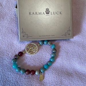 Karma and luck bead bracelet